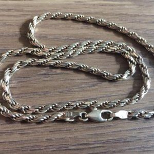925 Silver Chain - Italy- 18 Inches